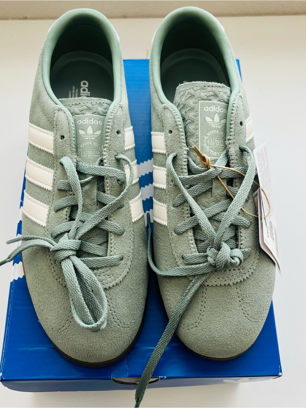 adidas Originals Gazelle Lo Pro Suede Sneakers in Sage Green